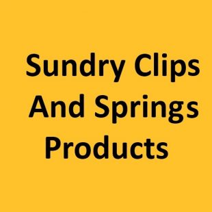 Sundry Clips and Springs Products